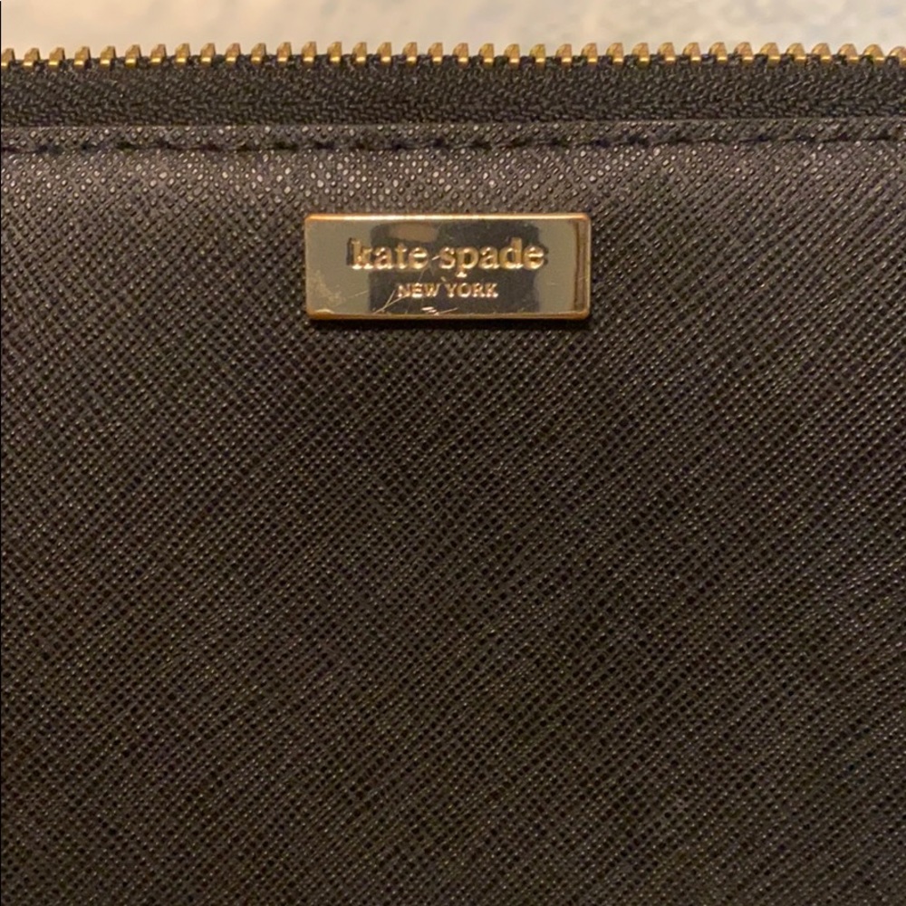 Black Kate spade zip wallet - Picture 4 of 4